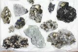 Wholesale Flat - Pyrite, Galena, Quartz, Etc From Peru - Pieces #96983-1